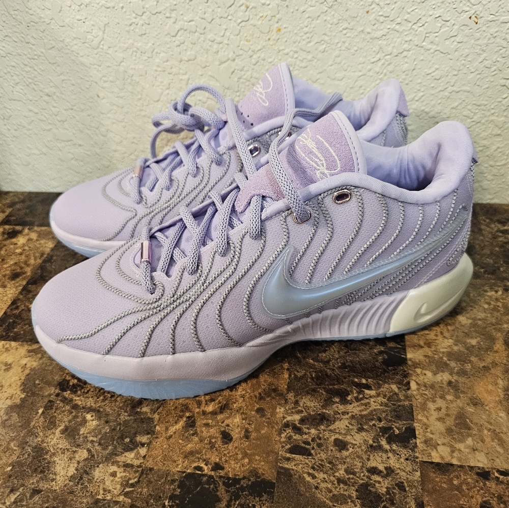 Nike LeBron 21 Men's Size 10 Easter Serenity Purple Basketball Shoes HF5353-500